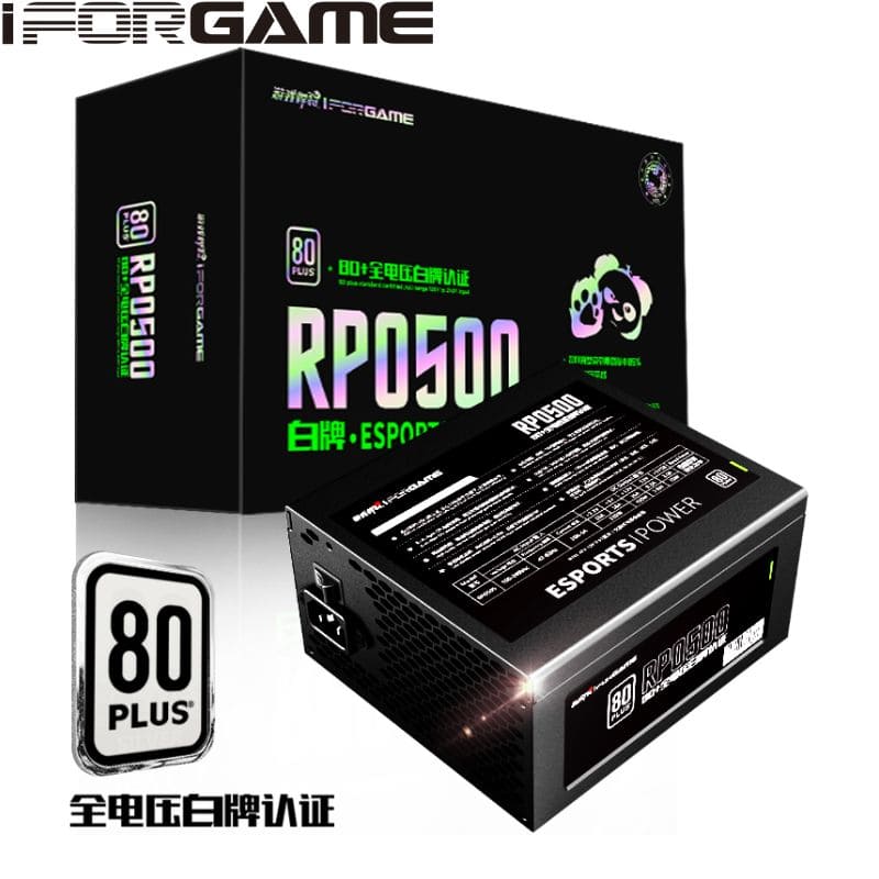 Fuente de Poder IFORGAME RPO-500 APFC 500W 80 Plus White