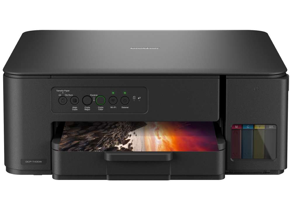 Impresora Multifuncional Brother DCP-T430w, Imprime | Copia | Escanea | Wi-Fi  | USB 2.0.