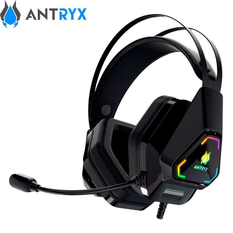 Audífono C/Micrófono Antryx RAIDER PLUS 7.1 Virtual, Vibrador, USB.