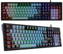 Kit Gaming Teclado Mecánico + Mouse Antryx GC-5500 Black &amp; Grey, Switch Blue.