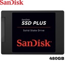 Unidad de Estado Solido SanDisk Plus, 480GB, SATA 6Gb/s, 2.5", 7mm.