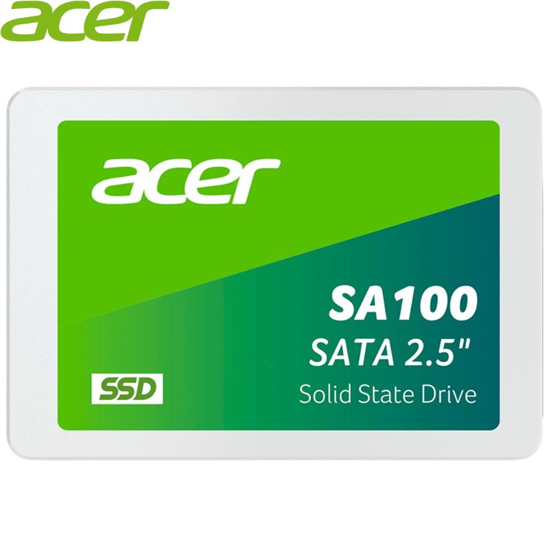 Unidad De Estado Sólido Acer Sa100, 480GB, SATA 6Gb/s, 2.5&quot;, 7mm.