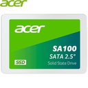Unidad De Estado Sólido Acer Sa100, 480GB, SATA 6Gb/s, 2.5&quot;, 7mm.
