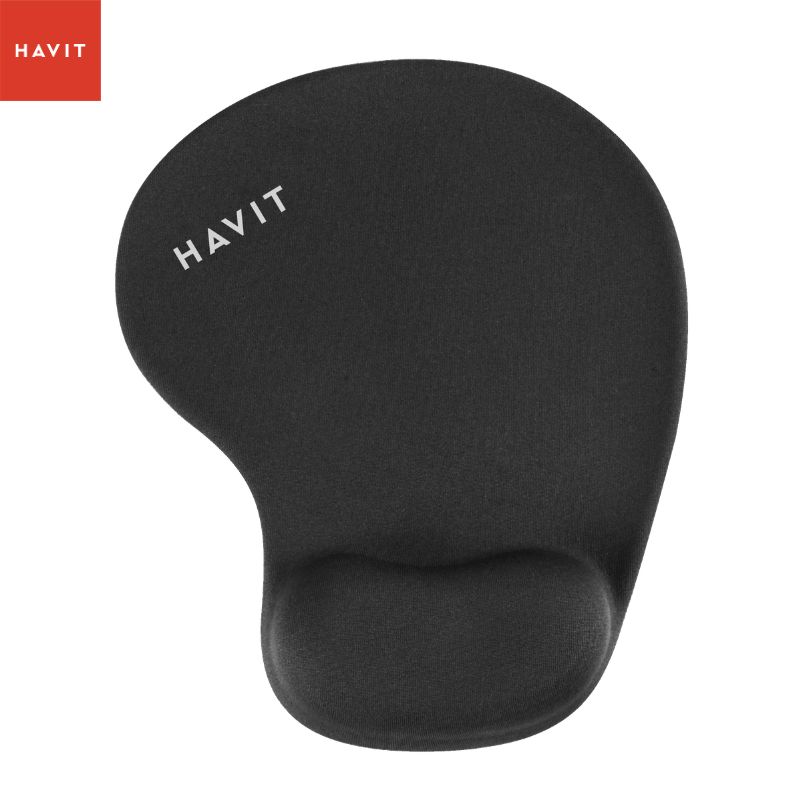 Pad Mouse Havit HV-MP802, Muñequera, Black.