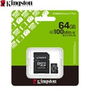 Tarjeta de Memoria Kingston 64GB MicroSD Canvas Select Plus -100MB/seg - UHS-I Clase 10