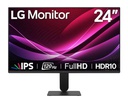 Monitor Plano LG 24U411A-B, 23.8" FHD IPS, 120HZ ,5MS,HDMI, VGA,Headphone Out