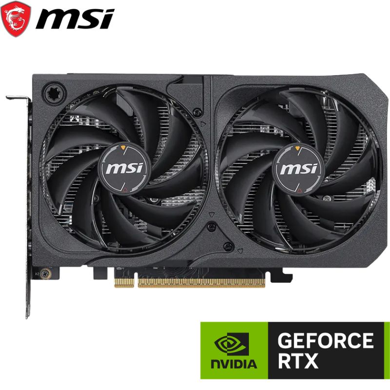 Tarjeta de Video MSI GeForce RTX 5060 8G SHADOW 2X OC, 8 GB GDDR7, PCIe 5.0