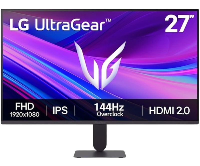 Monitor LG 27G411A-B, 27" FHD IPS, 144Hz, HDMI, DP, USB, Headphones-out.