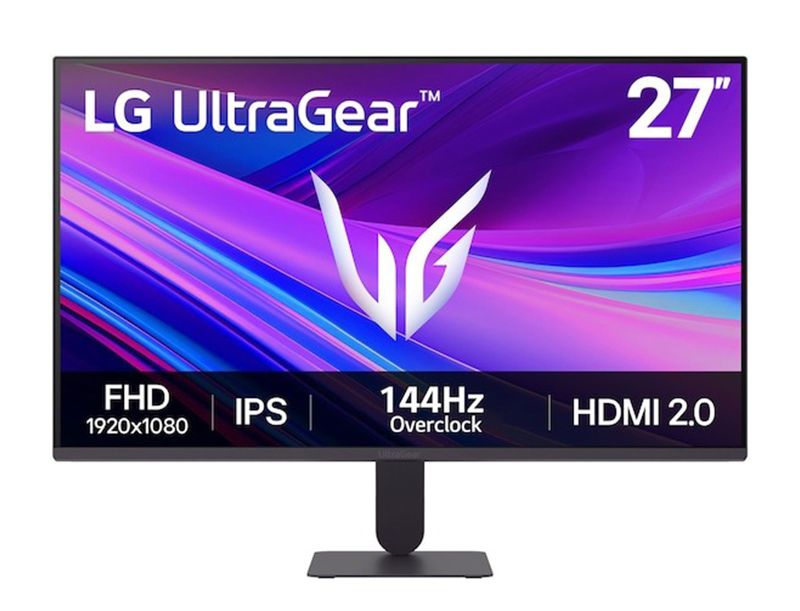 Monitor LG 27G411A-B, 27"/FHD/IPS/144Hz/HDMI/DP/USB/Headphones-out