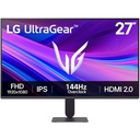 Monitor LG 27G411A-B, 27" FHD IPS, 144Hz, HDMI, DP, USB, Headphones-out.