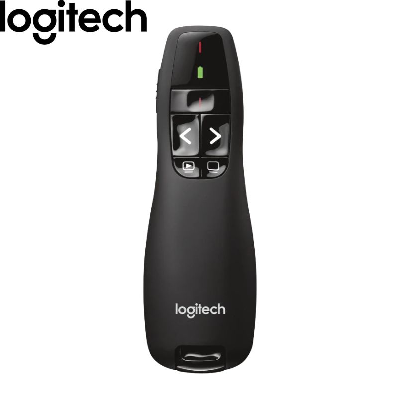 Presentador Logitech R400 Wireless, C/Puntero Laser 15m.