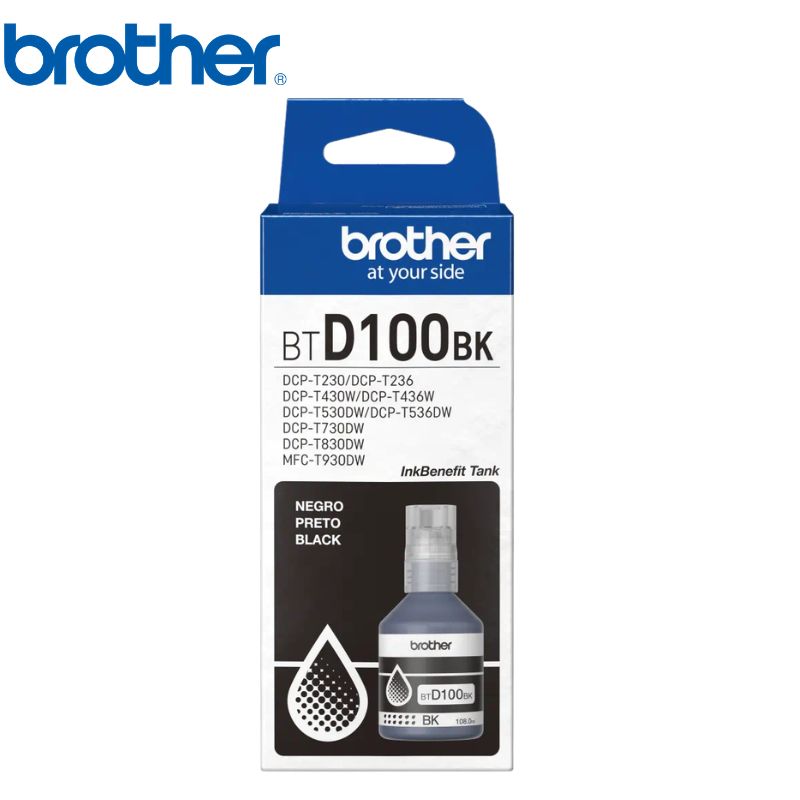 Tinta Brother BTD100BK, DCP-T430 / DCP-T730W / DCP-T930W