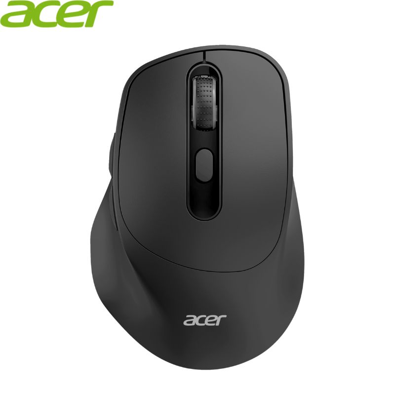Mouse Acer EMR213BK, Inalámbrico 2.4, Bluetooth, Negro.