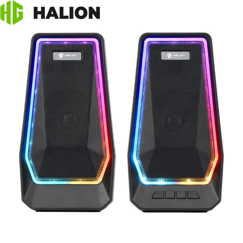 Parlante Gaming, Halion (HA-S271) 10w, USB, RGB.
