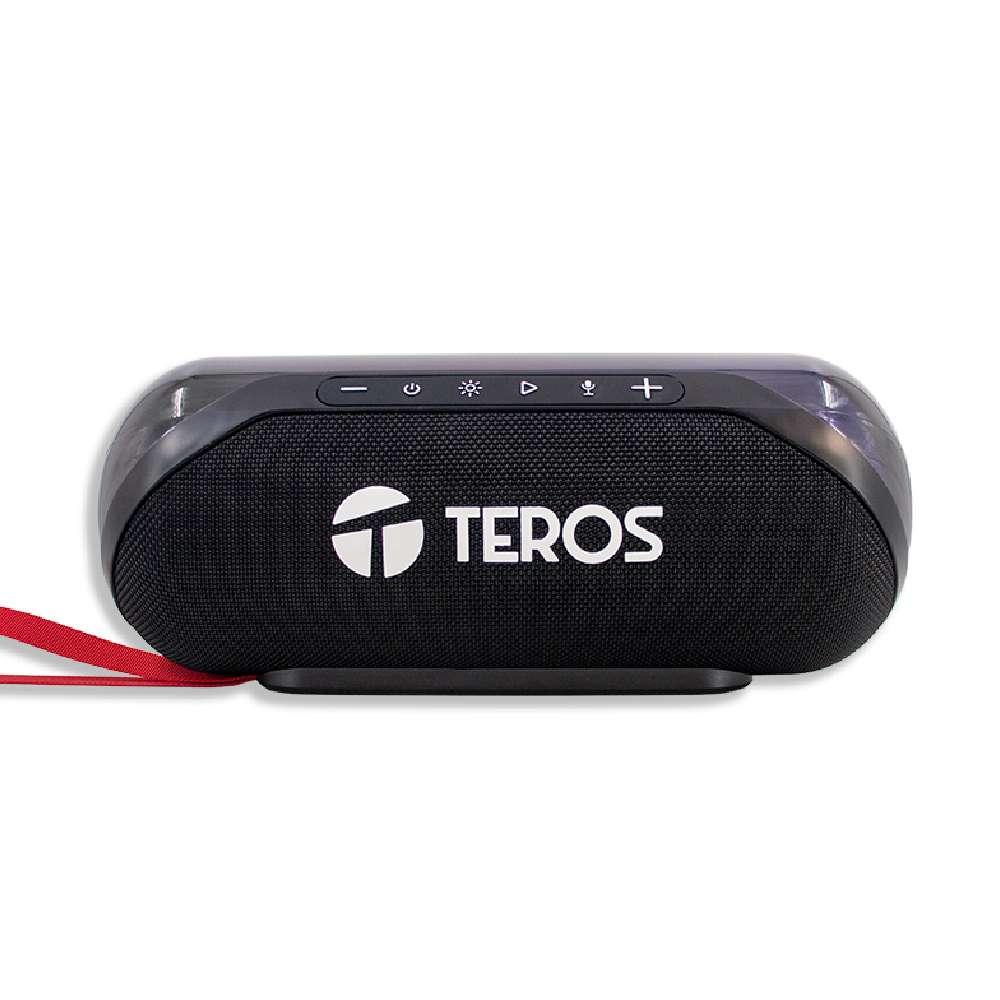 Parlante Inalámbrico Teros TE6047N, 20W, BT: 5.3, Iluminación RGB, Color Negro