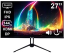 Monitor Plano Teros TE-2714S, 27" FHD IPS, 144Hz, 1ms, HDMI, DP, Audio out, Parlantes