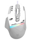 Mouse Gaming Halion M607, 7200 DPI, RGB, 8 Botones, Blanco.