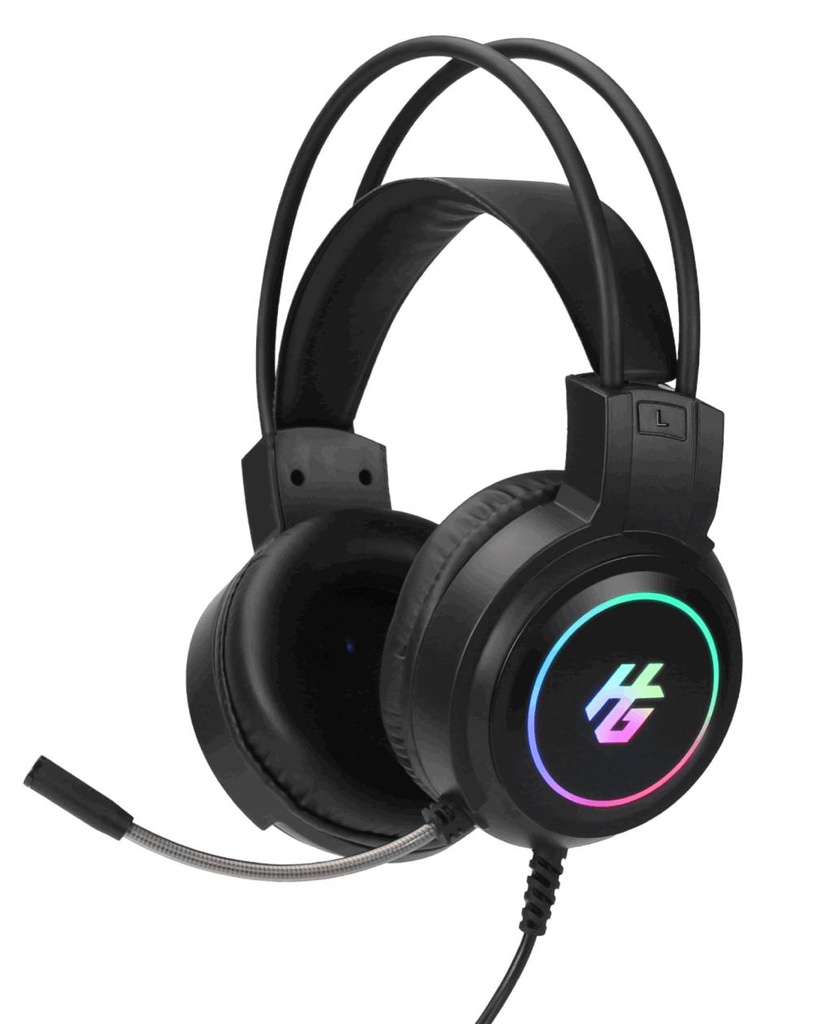 Audífono Gaming Halion H902 Estéreo, Micrófono, RGB, USB, 7.1 Virtual.