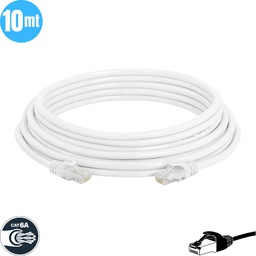 Cable de Red CAT6, Blanco, 10mt.
