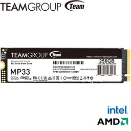 [TM8FP6256G0C101] Unidad en Estado Solido TEAMGROUP MP33 M.2 PCIe, 256GB.