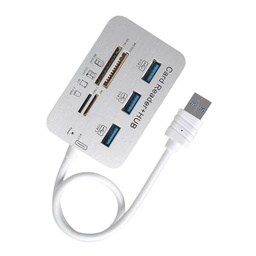 [KTN-1146] Hub USB 3.0, 3 Puertos + Card Reader.