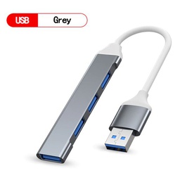 Hub USB 3.0, 4 Puertos Metal.