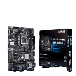 [90MB17E0-M0EAY0] MOTHERBOARD ASUS PRIME H510M-E INTEL H510 LGA1200, VGA, HDMI, DP, LAN, USB 3.2 GEN1, M-ATX