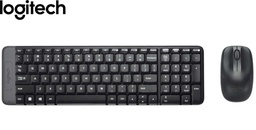 [920-004430] Teclado Logitech + Mouse Inalámbrico MK220 Wireless USB SP Black.