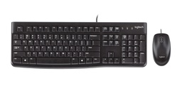 [920-004428] Teclado y Mouse Logitech MK120 USB, Cable.