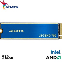 [ALEG-700-512GCS] Unidad de Estado Solido Adata Legend 700, M.2 512GB NVMe, PCIe. Gen. 3x4