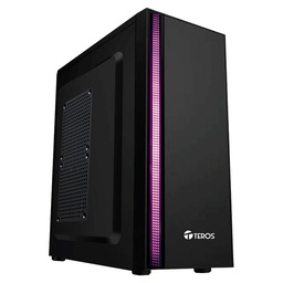 [TE1075N] Case Teros TE-1075N, Mid Tower, ATX, 250w, Negro.