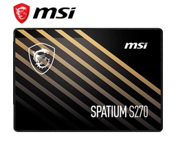 [SPATIUM S270 SATA 2.5 480GB] Unidad de Estado Solido MSI SPATIUM S270 SATA 2.5&quot; 480GB, SATA III 6.0 Gbps