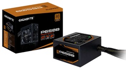 [GP-P650B] Fuente de Alimentación GIGABYTE P650B, 650W, ATX, 80 Plus Bronze, 100V ~ 240VAC.