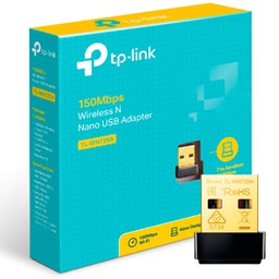 [TL-WN725N] Adaptador Inalámbrico USB TP-LINK TL-WN725N, N, 150Mbps, 2.4 GHz, 802.11 b/g/n, Nano.