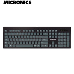 [MIC K706] Teclado Multimedia Micronics McQueen (MIC K706) USB, Black