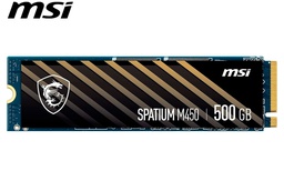 [SPATIUM M450 PCIe 4.0 NVMe M.2 500GB] Unidad de Estado Solido MSI SPATIUM M450 M.2 500GB, PCIe Gen4 x4, NVMe 1.4