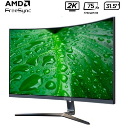 [TE-3250S] Monitor Teros TE-3250S, 31.5&quot; Curvo, 75Hz, VA, 2560x1440 QHD, HDMI/DisplayPort, Freesync