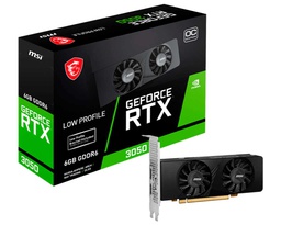 [GEFORCE RTX 3050 LP 6G OC] Tarjeta de Video MSI RTX-3050-LP 6GB OC GDDR6, PCI-E 4.0