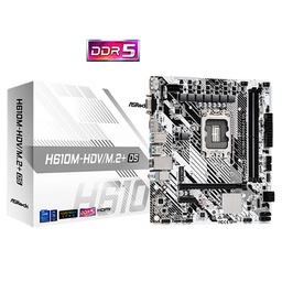 [H610M-HDV/M.2+D5] Motherboard ASROCK H610M-HDV/M.2+ D5, Chipset Intel H610, LGA1700, mATX