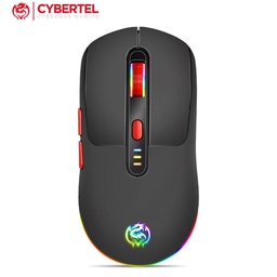 [CBX500-3M] Mouse Cybertel ENERGY CBX500-3M, Wireless/Bluetooth/Recargable, Black.