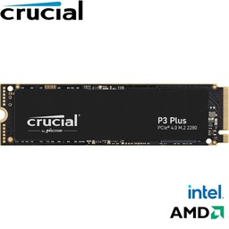 [CT1000P3PSSD8] Unidad de Estado Solido Crucial P3 Plus NVME 1TB M.2 5000Mb/s, PCIE Gen4 X4 )