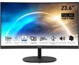 [PRO MP2412C] Monitor Curvo MSI PRO MP-2412C, 23.6" FHD VA, HDMI, DP, Speaker