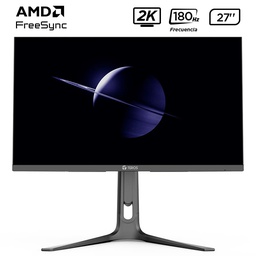 [TE-2753G] Monitor plano Teros TE-2753G, 27&quot; QHD IPS, 180 Hz, 1 ms, HDMI, DP, PIVOT