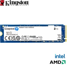 [SNV3S/2000G] Unidad en estado solido Kingston 2000GB NV3 PCIe 4.0 NVMe M.2 SSD