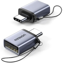 [US270] Adaptador Ugreen US270, USB-C A USB-A, Space Grey.