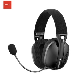 [HVGMH-FUXI-H3-BK] Audífono C/Micrófono Havit Fuxi-H3, USB 2.4GHz./BT/Cable 3.5mm, Negro.