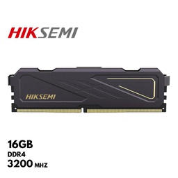 Memoria RAM Hiksemi Armor Black, 16GB, DDR4, 3200 MHz, PC4-25600, CL22, 1.2V.