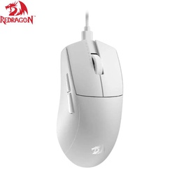 [M724] Mouse Redragon K1NG M724, 1k White, 5 Botones 12,400dpi, Usb-C.