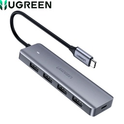 [CM219] Hub USB-C a 4 USB-A 3.0, Ugreen CM219, Silver.