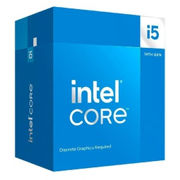 Procesador Intel Core i5-14400F 2.50/4.70GHz, 20 MB Intel Smart Caché, LGA1700, 65W/148W